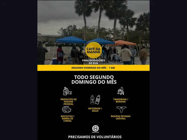 Café com Moradores de Rua